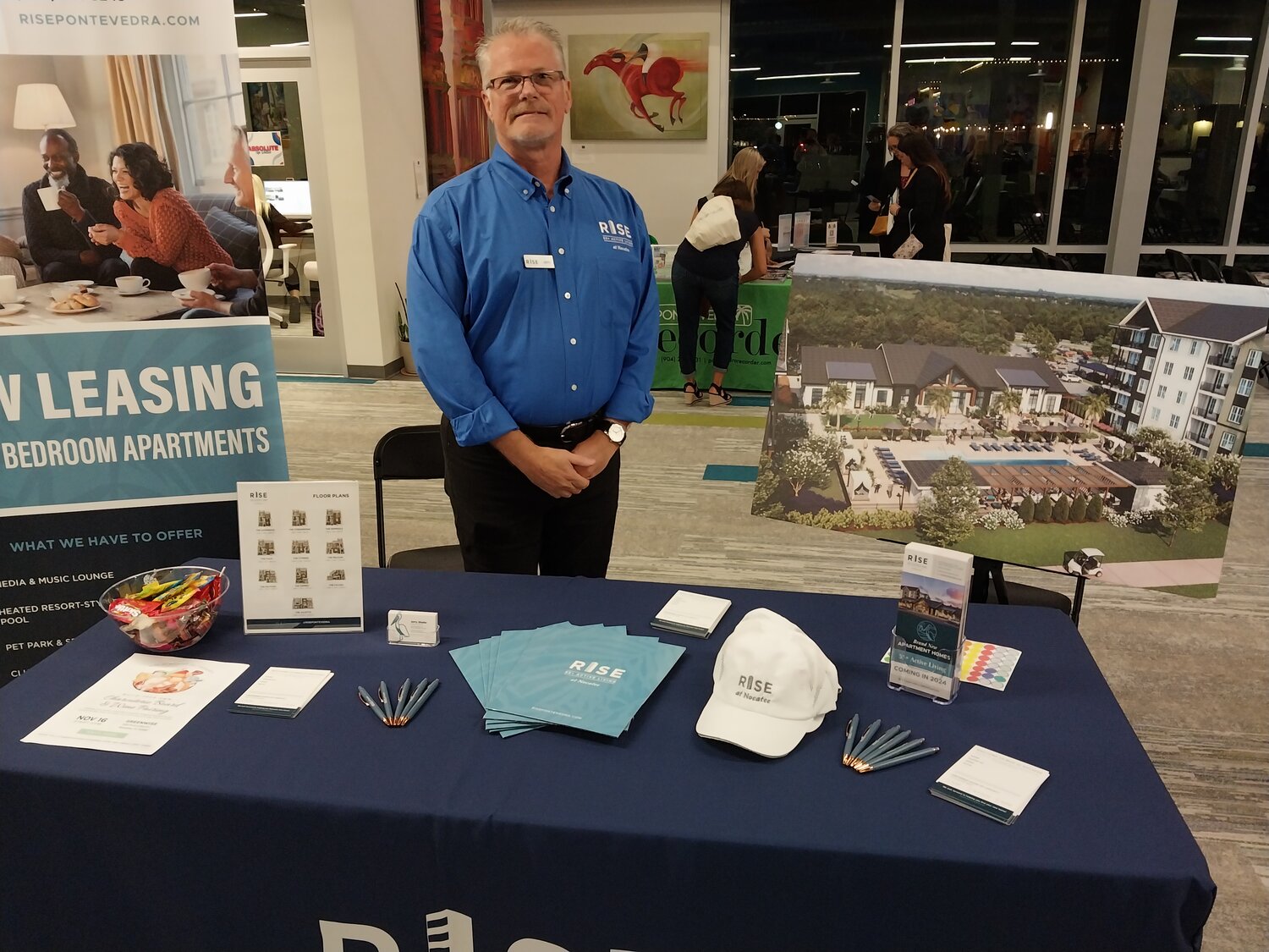 Rise General Manager Jerry Shafer at the EnterCircle Business Expo.